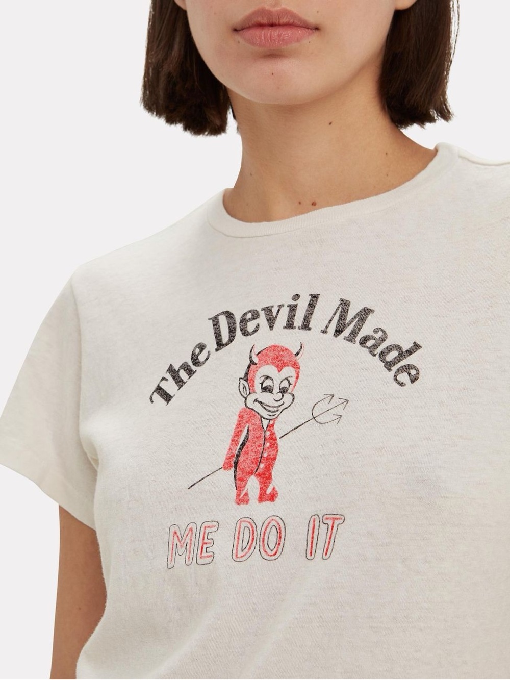 Re/Done The Devil Made Me Do It Tee